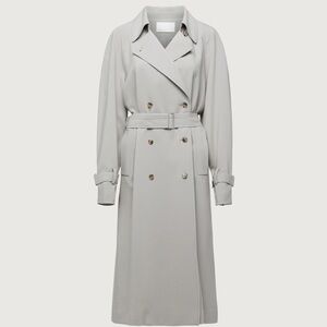 OAK + FORT Cream Trench Coat